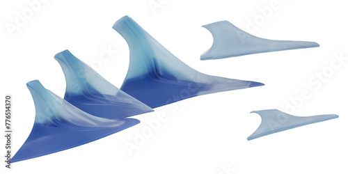 Blue swimming fins Transparent Background Images