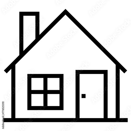 house icon, simple vector design photo