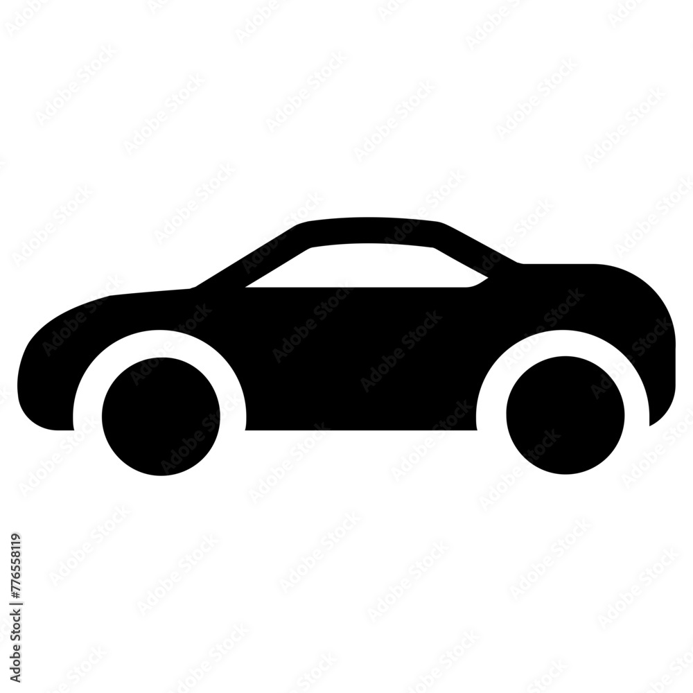 auto car icon, simple vector design