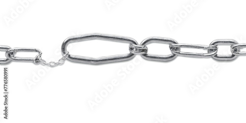 Silver metal chain Transparent Background Images 