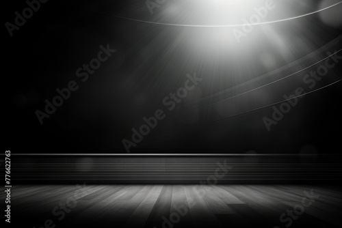 Black Presentation Slide Background 