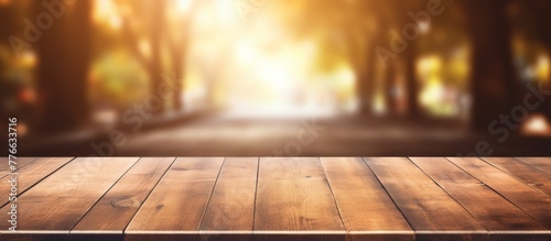 A rustic wooden table top is featured with a soft  out-of-focus background enhancing the simple and natural aesthetic