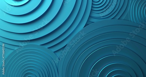 vector abstract blue background based on circles  solid color