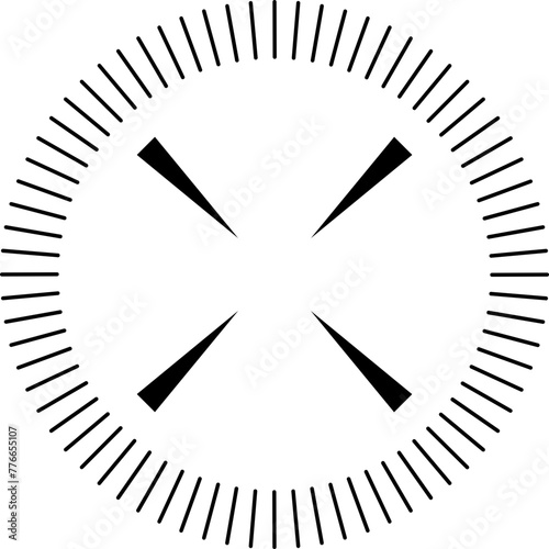 A Crosshair with Arrows: Vector Graphic for Sharp Focus and Minimalist Design