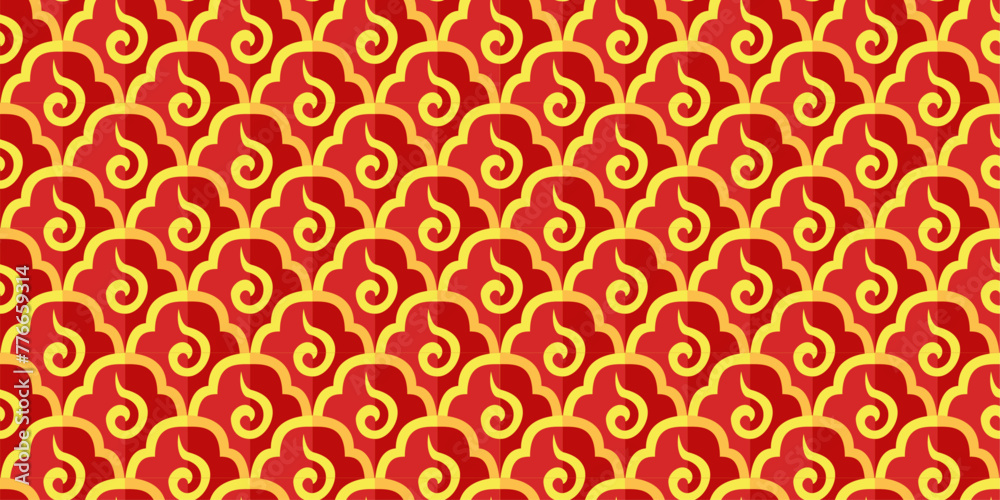 Seamless Chinese Fabric Background Pattern, National chinese seamless pattern. Bright Beautiful vector illustration. Seamless Chinese Fabric Background Pattern, National chinese seamless pattern. Bright Beautiful vector illustration.