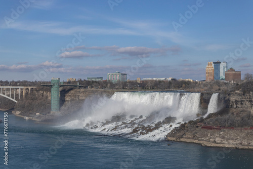 View of Niagara Falls, Canada and USA