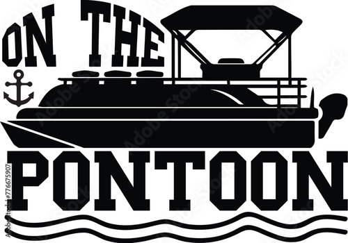 On the pontoon