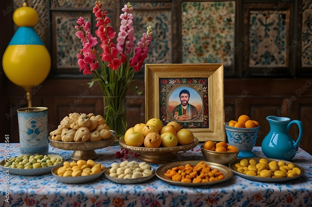 still life with pumpkins and apples,Nowruz, the Persian New Year, is a joyous and colorful celebration that marks the beginning of spring. One of the traditional elements of Nowruz is the Haft-Seen ta
