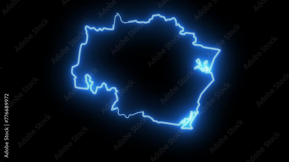 map of Port Macquarie in australia with glowing neon effect map of Port Macquarie in australia with glowing neon effect