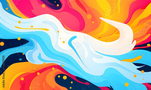 holi festival colorfulholi festival colorful splashes background vector empty place