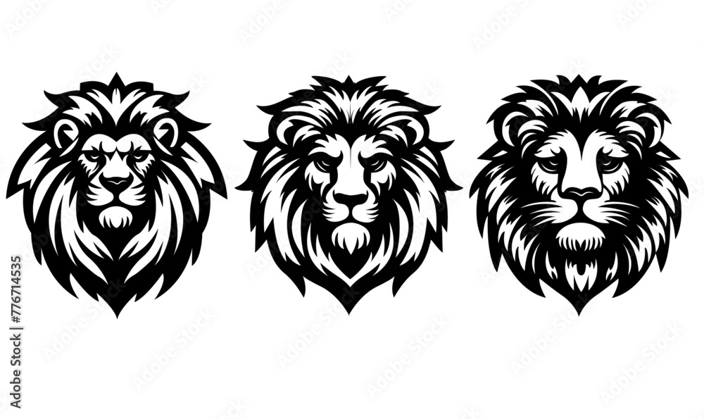 lion mascot , set of 3 mascot lion lion mascot , set of 3 mascot lion