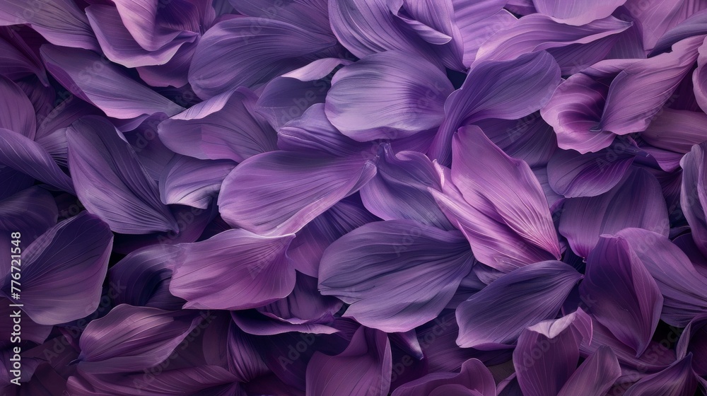 Visualize an abstract composition of fragrant petals in shades of purple, arranged to form a lush, AI Generative Visualize an abstract composition of fragrant petals in shades of purple, arranged to form a lush, AI Generative