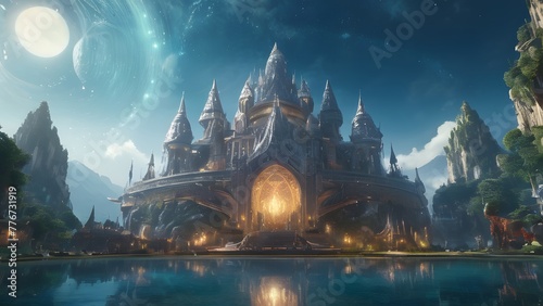 View of the kingdom of the mystic realm photo