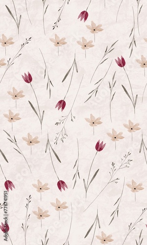 Background with flowers