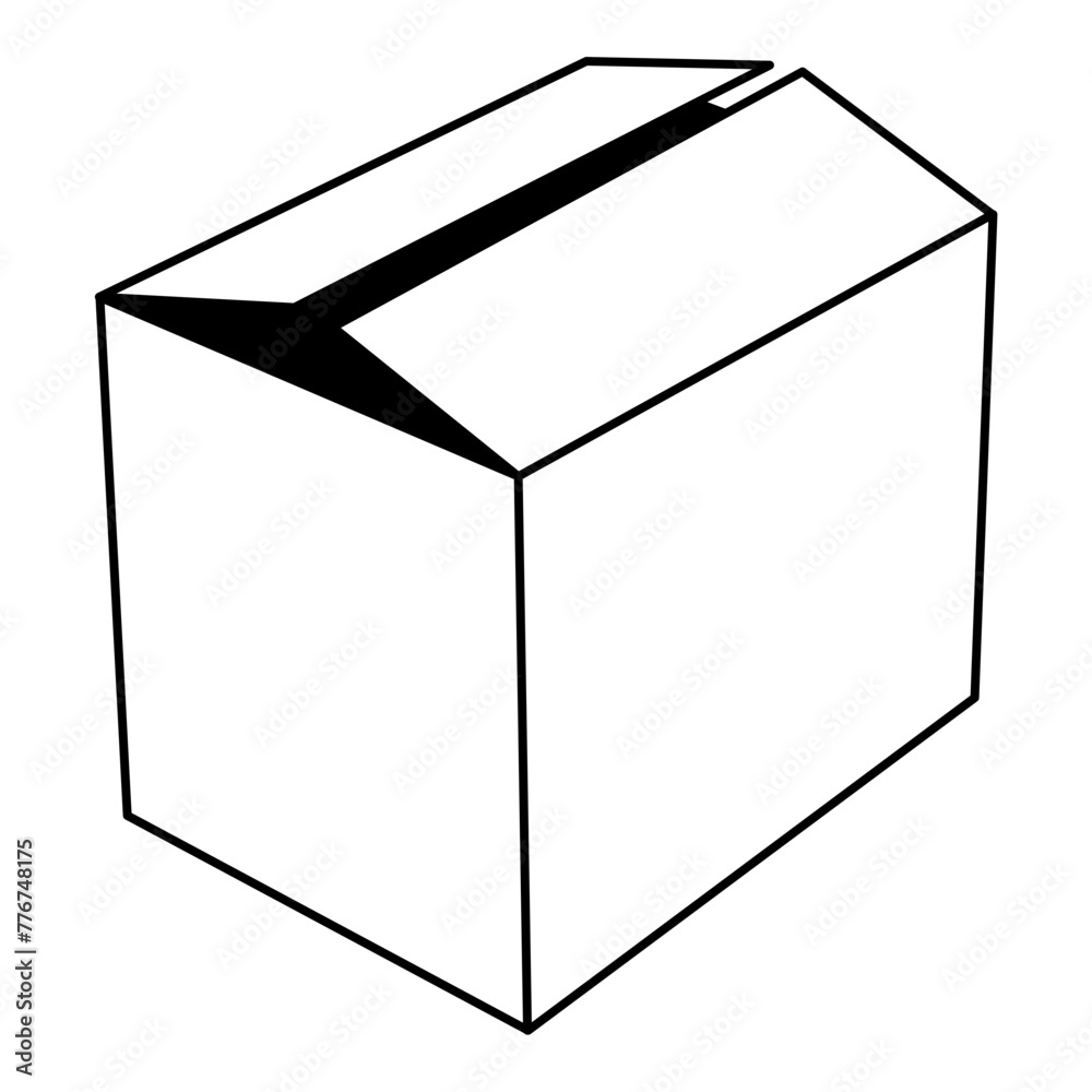 Cardboard Box mockup Cardboard Box mockup