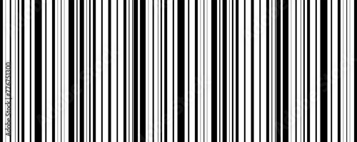 black white vertical line seamless pattern.barcode pattern