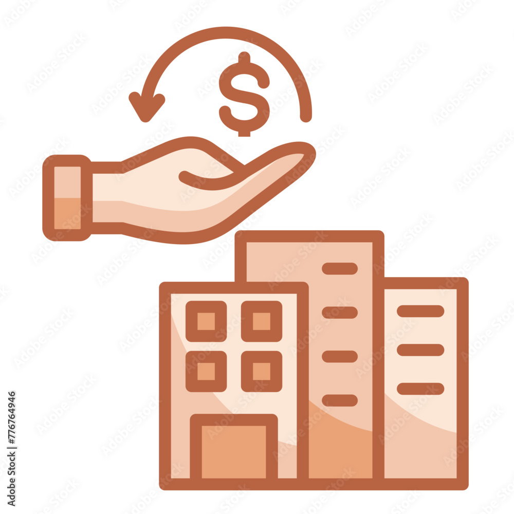 Fotografie Cash-On-Cash Return Icon