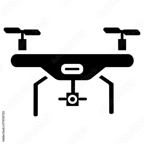 drone icon, simple vector design