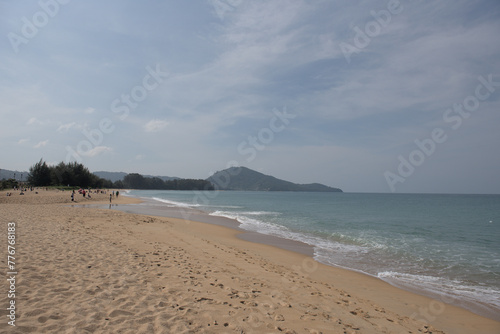 Shallow-water waves at Naiyang beach in Phuket, Thailand
 photo