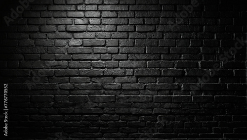 Black Brick Studio Wall 