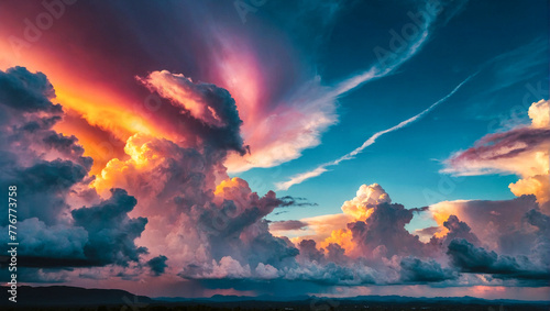 Colorful Cloud Sunset 