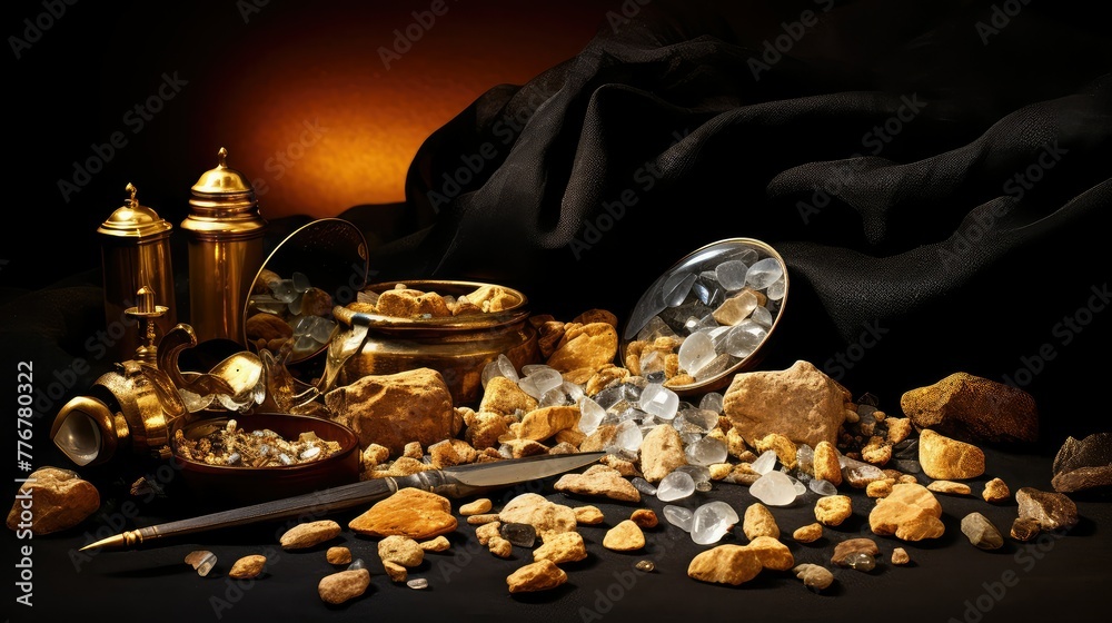 treasure golden nuggets