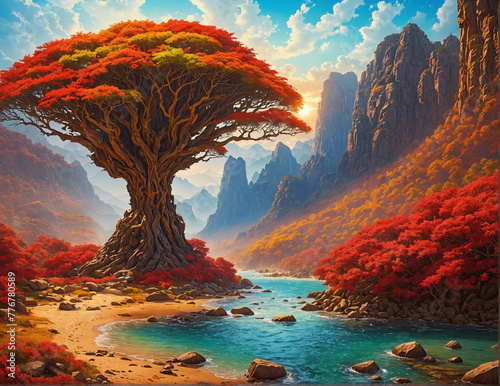 dragon blood tree landscape photo