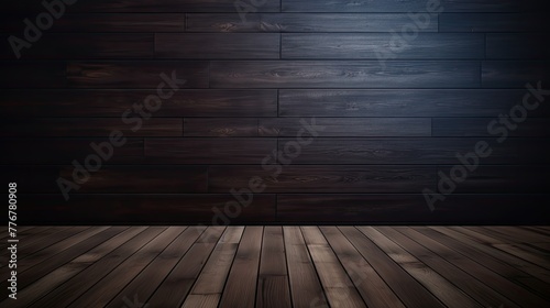 wide dark wood plank