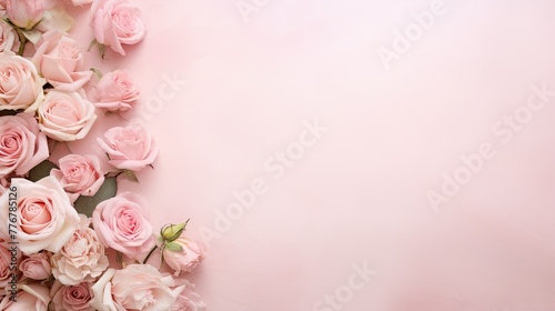 soft pastel pink background © vectorwin