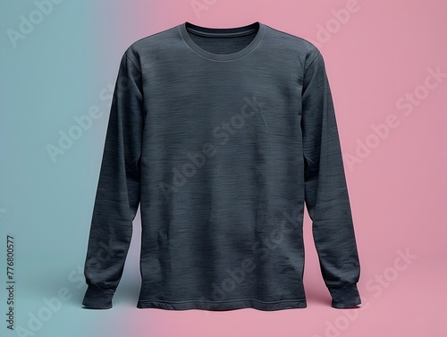 Gray Sweater Clothing Merchandise Backdrop for Apparel Retail Shopping Promotion and Ecommerce Design