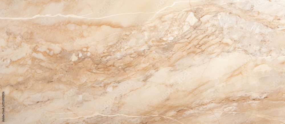 Detailed view of a marble wall featuring an intricate design in shades of brown and white Detailed view of a marble wall featuring an intricate design in shades of brown and white