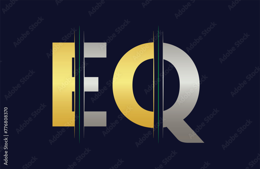 EQ Letter Logo Template Illustration Design. EQ Letter Logo Template Illustration Design.