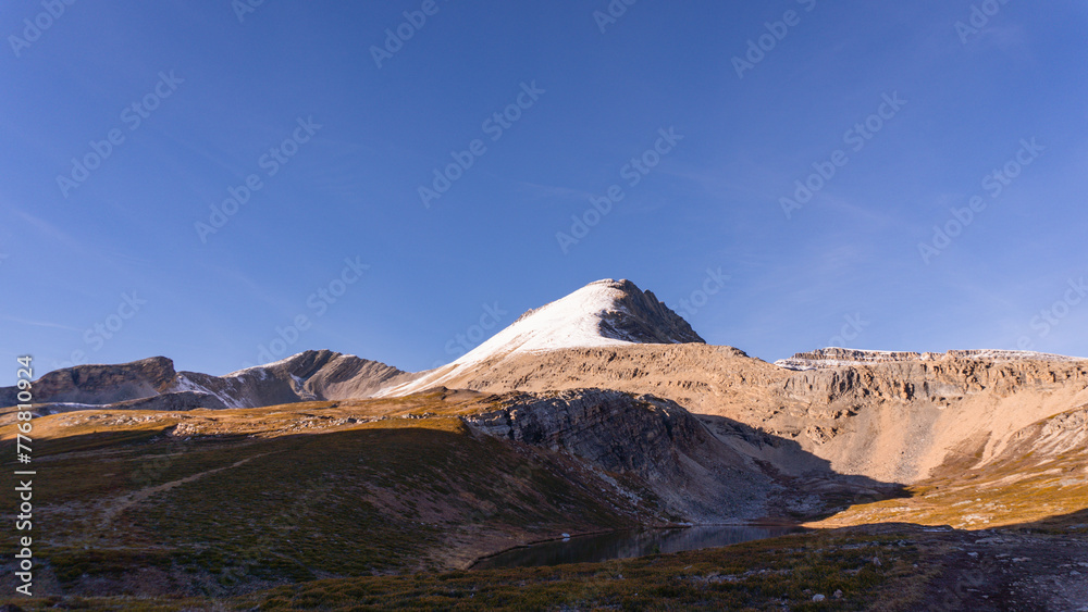 Fototapeta premium Banff National Park - Cirque Peak Hiking Trail. Backpacking. Canadian Rockies - Beautiful scenery, wallpapers