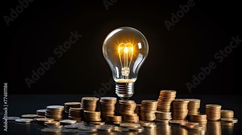 currency light bulb money