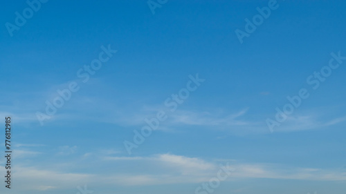 Beautiful Blue sky with white cloud background
