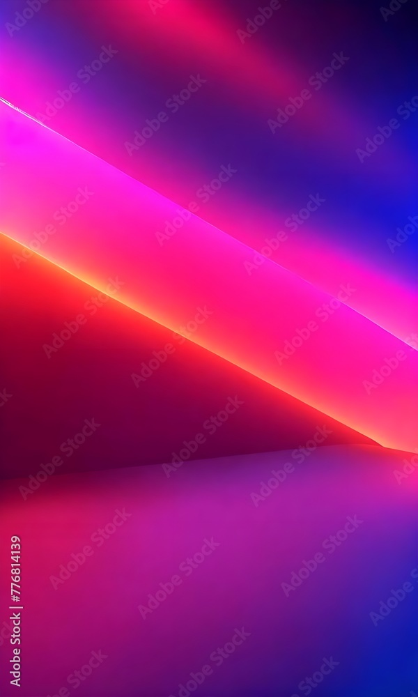 abstract background with glowing lines in purple, pink and blue colors