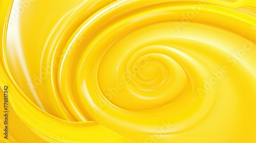 bright yellow swirls