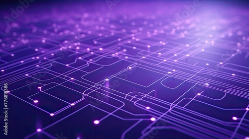 sleek purple technology background