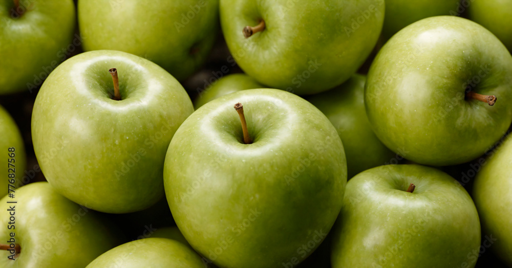 Fresh Assortment of Green Apples Fresh Assortment of Green Apples