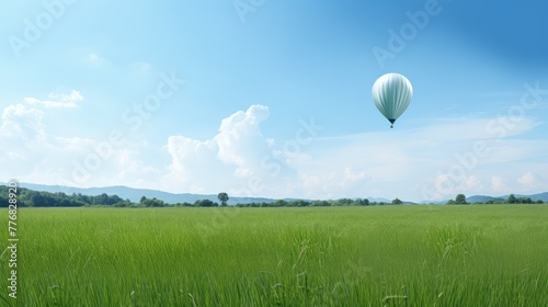 helium gray balloon