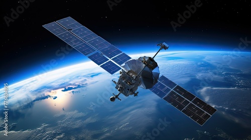 orbiting satellite technology