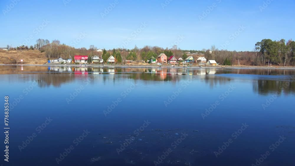 Early spring and the Western Dvina River Early spring and the Western Dvina River