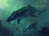 Whale songs inspiring futuristic music
