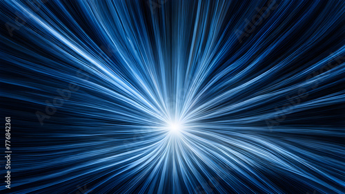 An abstract background composed of dark blue light and shadows