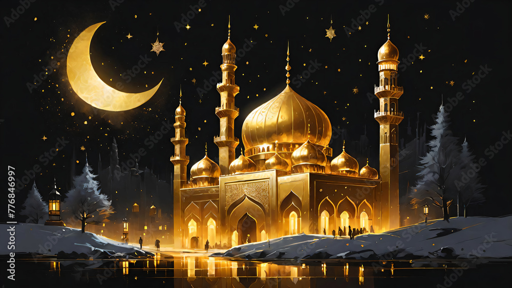 Ramadan concept illustration