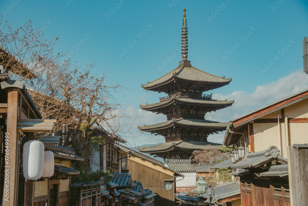 The Yasaka Pagoda(Hokanji), is a popular tourist attraction, the Yasaka Pagoda, also known as Tower of Yasaka and Yasaka-no-to, is a Buddhist pagoda located in Kyoto, Japan. The Yasaka Pagoda(Hokanji), is a popular tourist attraction, the Yasaka Pagoda, also known as Tower of Yasaka and Yasaka-no-to, is a Buddhist pagoda located in Kyoto, Japan.