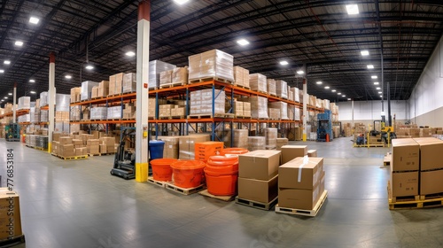 safety 360 view warehouse interior photo