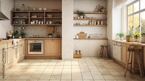 cozy interior design tile © vectorwin