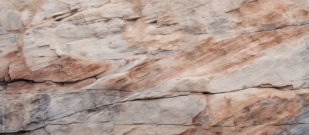 A determined man is scaling a steep rock surface while ascending a rugged mountain peak A determined man is scaling a steep rock surface while ascending a rugged mountain peak