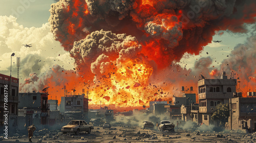 Stunning Cityscape Photography of an Urban War Zone in 4K Resolution